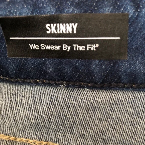 Torrid Jeans Womens 18 R Skinny Skyline Stretch Blue Jeans Comfort Med Dark Wash - Picture 6 of 11